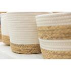 Cesto Redondo 24x24x19cm Nature Stripes - Yoi