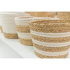 Cesto Redondo 24x24x19cm Nature Stripes - Yoi