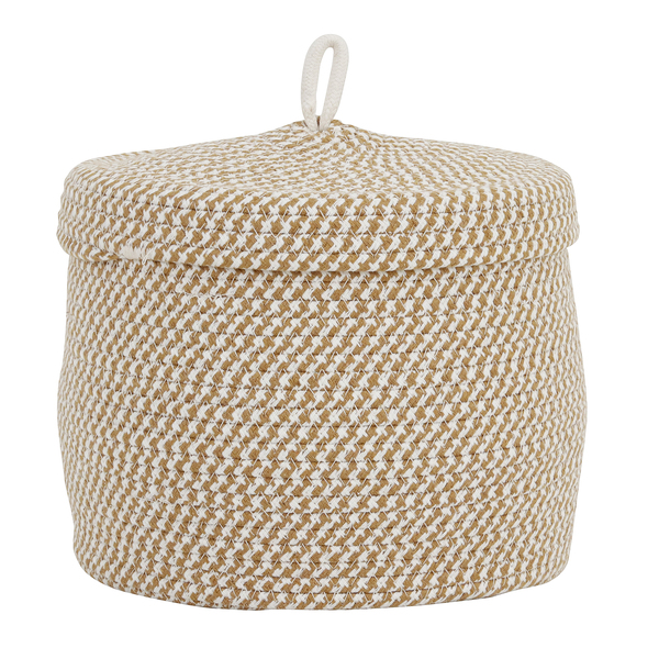 Cesto Redondo Bege 26 x 23 x 30 Oikos