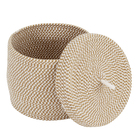 Cesto Redondo Bege 26 x 23 x 30 Oikos