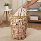 Cesto Redondo Bege 40 x 50 x 40 Oikos