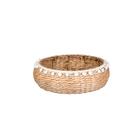 Cesto Redondo Fibras Folk 25x28x8cm - Yoi