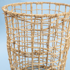 Cesto Redondo Vazado Redondo Bege 35 x 40 x 35 Oikos