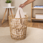 Cesto Redondo Vazado Redondo Bege 35 x 40 x 35 Oikos