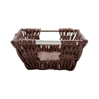 Cesto Retangular Com Alça Reta África 30 Cm - Mimo Style - Yk