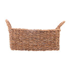 Cesto Retangulares De Fibra Natural Com Alça Conjunto 3