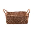 Cesto Retangulares De Fibra Natural Com Alça Conjunto 3