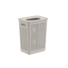 Cesto Roupa de Plástico Bege com Alças 50x37cm OU