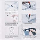 Cesto Roupa Suja Cromado Desmontavel Organizador Lavanderia M