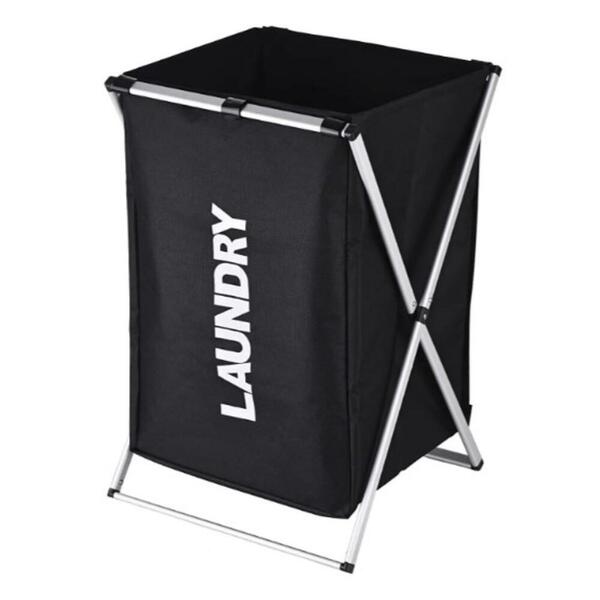 Cesto Roupa Suja Cromado Desmontavel Organizador Lavanderia M