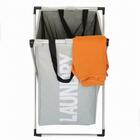 Cesto Roupa Suja Lavanderia Organizador Roupeiro Cromado Dobr