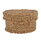 Cesto Seagrass Bege Carajas 20L 32x32x20cm Mek