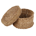 Cesto Seagrass Bege Carajas 20L 32x32x20cm Mek