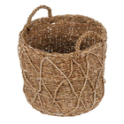 Cesto Seagrass Bege Caubi 27,6L 32x32x27cm Mek
