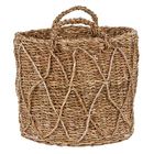 Cesto Seagrass Bege Caubi 27,6L 32x32x27cm Mek
