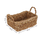 Cesto Seagrass Bege Irai 6,1L 28x20x11cm Mek