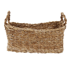 Cesto Seagrass Bege Irai 11,2L 32x23x13cm Mek
