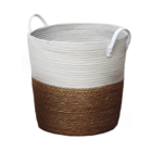 Cesto Seagrass Bege Philippe 5,1L 36x36x40cm Mek