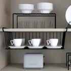 Cesto Suspenso Grande Elegance Preto Dicarlo