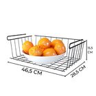 Cesto Suspenso Grande Elegance Preto Dicarlo