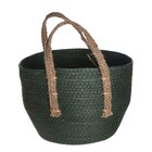 Cesto Tramado Redondo Verde 29 x 29 x 21 Oikos