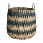 Cesto Tramado Redondo Verde 31 x 31 x 33 Oikos