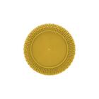 Cesto Trançado Circular P Mostarda - Amarelo