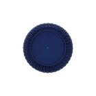 Cesto Trançado Circular Pequeno Azul