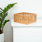 Cesto Vazado De Bambu Oikos Organizador 24cm Quadrado