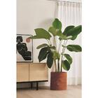 Cesto Velour Mostarda D40cm