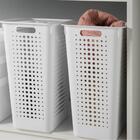 Cestos Organizadores Com Tampa Ou 47l Para Roupas Lavanderia