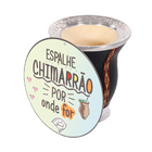 Cevador Para Chimarrão E Tereré Estampado 15cm Pvc - Wp Conne