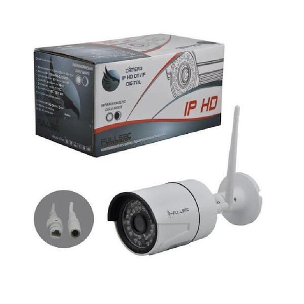Cftv Fullsec Camera Ip Bullet 2mp Full Hd 1080p 30 Metros Onv
