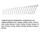 Ch Combinada Jg 6a22mm Combinada 17pcs Crv Vonder