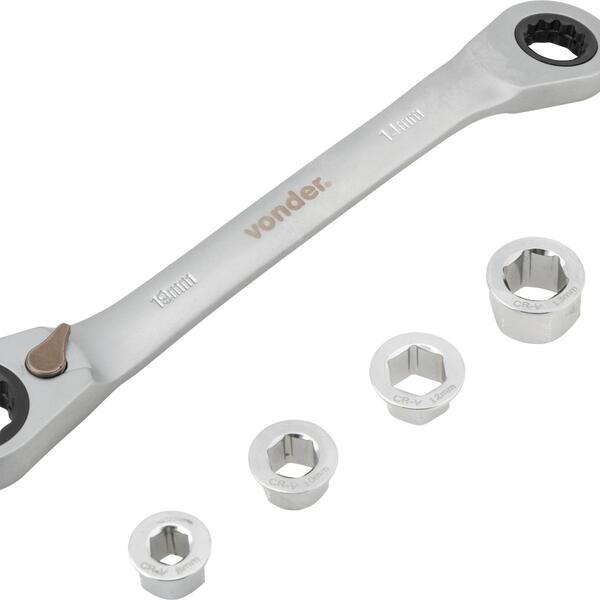 Ch Estrela 8-19mm Catraca Soquete Intercambiável Vonder