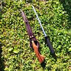 Chaira Estriada 8 Plenus Preto Lamina De Aco Carbono E Cabo D