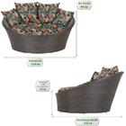 Chaise Area Jardim Aluminio Varanda Sacada Piscina Livia Fibr