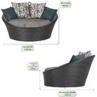 Chaise Area Jardim Aluminio Varanda Sacada Piscina Livia Fibr