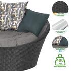 Chaise Area Jardim Aluminio Varanda Sacada Piscina Livia Fibr