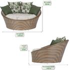 Chaise Area Jardim Aluminio Varanda Sacada Piscina Livia Fibr