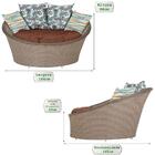 Chaise Area Jardim Varanda Sacada Piscina Livia Fibra Sint.co