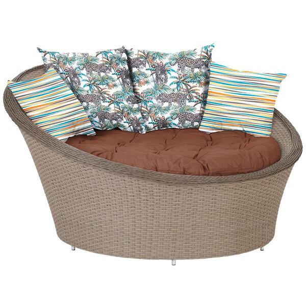 Chaise Area Jardim Varanda Sacada Piscina Livia Fibra Sint.co