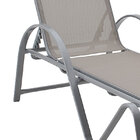 Chaise Com Tela Búzios -rivatti - Cinza