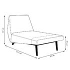 Chaise Decorativa Foshan Sala De Estar Bouclê Chumbo G15 - Gr