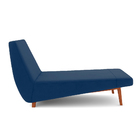 Chaise Decorativa Foshan Sala De Estar Veludo Azul G15 - Gran