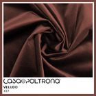 Chaise Direito Sala De Estar Penélope Base Cobre Veludo Bordô