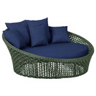 Chaise Hungria Alumínio Pintura Fendi Corda Náutica E10 Trama