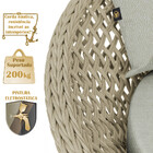 Chaise Hungria Alumínio Pintura Fendi Corda Náutica E3 Trama