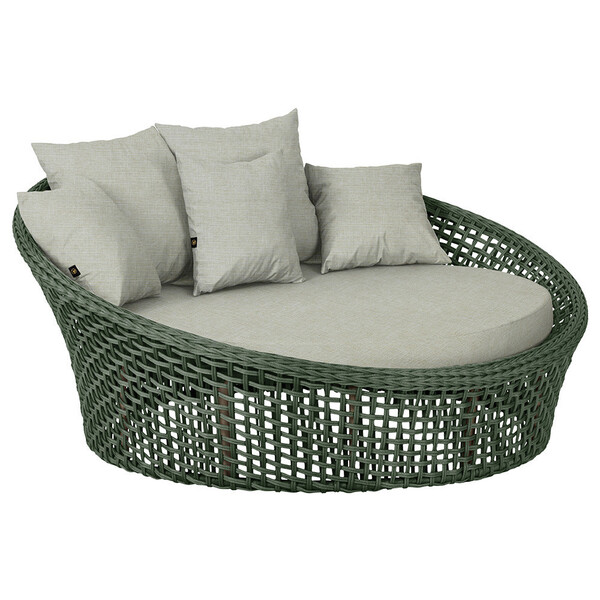 Chaise Hungria Alumínio Pintura Fendi Corda Náutica E3 Trama