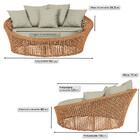 Chaise Hungria Alumínio Pintura Fendi Corda Náutica E7 Trama